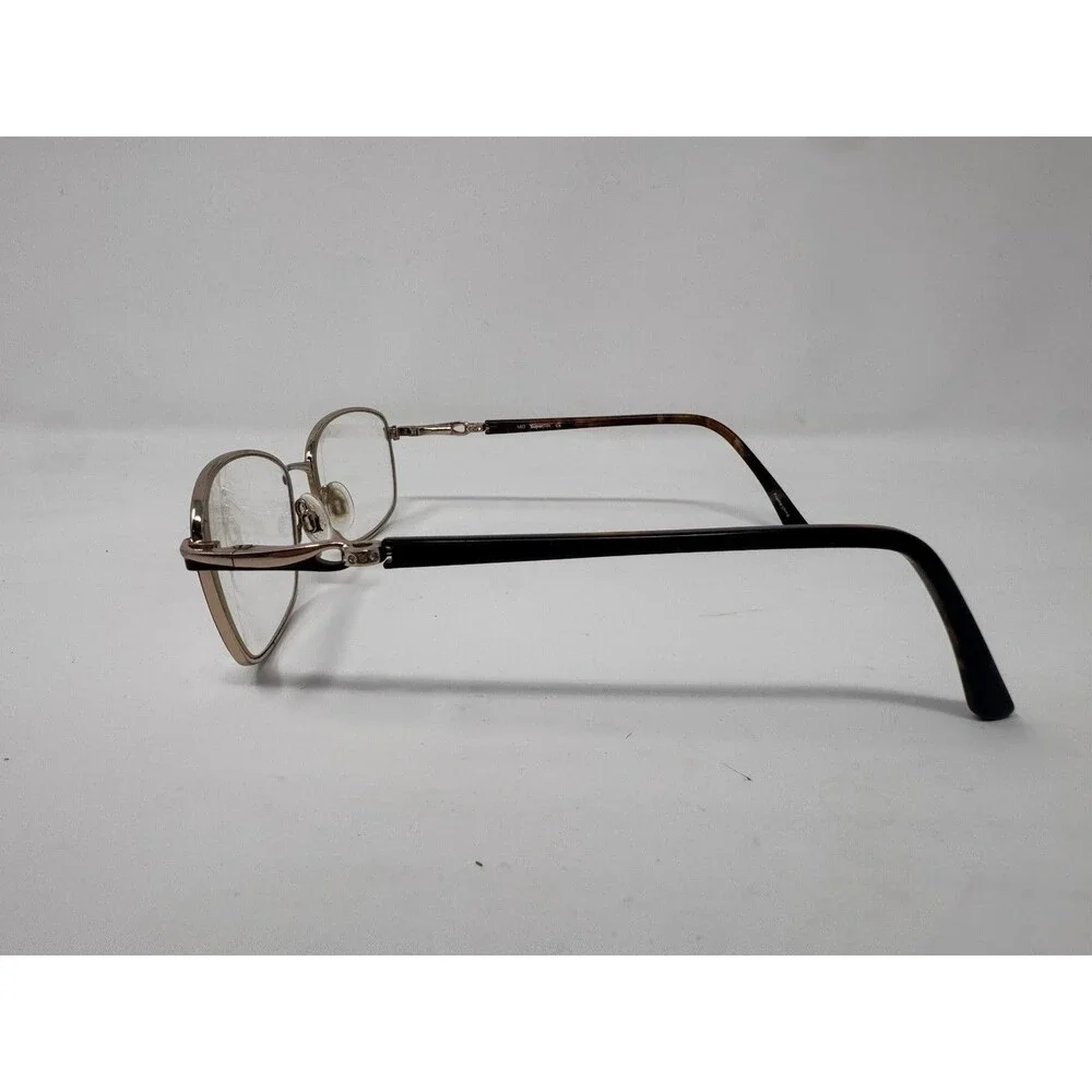 SuperFlex SF-558 Eyeglass Frames Only 56-17-140 Gold Brown Tortoise M202
